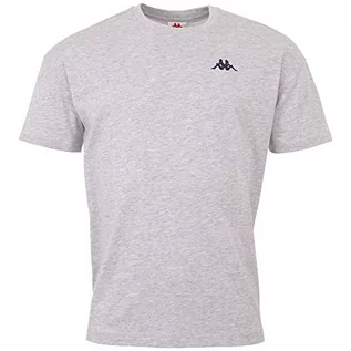 Koszulki męskie - Kappa Veer t-shirt męski szary High Rise M XX-L 707389 - grafika 1