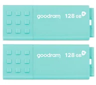 Pendrive - GoodRam UME3 CARE Dwupak 2x128GB USB 3.2 Zielony UME3-1280CRR11-2P - miniaturka - grafika 1