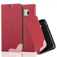 Etui i futerały do telefonów - Pokrowiec Do Samsung Galaxy S6 EDGE w CZERWONY RÓŻ Etui Cover Obudowa Case Ochronny Cadorabo - miniaturka - grafika 1