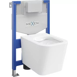 Mexen zestaw podtynkowy WC stelaż Fenix XS-F z miską WC Teo, biały - Stelaże i zestawy podtynkowe do WC - miniaturka - grafika 1
