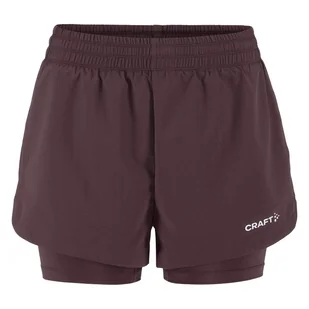 Damskie Spodenki CRAFT ADV ESSENCE 2-IN-1 SHORTS 2 W 1915946-499000 – Fioletowy - Spodenki damskie - miniaturka - grafika 1