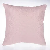 Poszewki na poduszki - Różowa poszewka pikowana 45x45 cm (brudny róż) - miniaturka - grafika 1