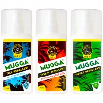 Mugga Spray na komary i kleszcze Deet 50% + 9,5% + Ikarydyna 25% Zestaw 3 x 75 ml - Zwalczanie i odstraszanie szkodników - miniaturka - grafika 1