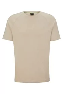 BOSS t-shirt męski thilix, średni beż., 5XL - Koszulki męskie - miniaturka - grafika 1