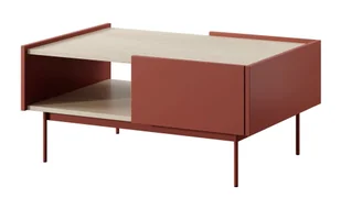 Ława Color L-97 Cegła / Dąb Linea - Ławy i stoliki kawowe - miniaturka - grafika 1