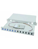 Pozostałe akcesoria sieciowe - DIGITUS  LWL SKRZYNKA DO ŁĄCZEŃ 6 ZŁĄCZY - LC - OS2-1HE - 19 CALI - MULTI-MODE SIMPLEX - Z KASETĄ ZŁĄCZY - MONTAŻ W SZAFIE  () - miniaturka - grafika 1