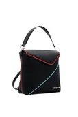 Torebki damskie - Desigual Women's Accessories PU plecak mini, czarny, jeden rozmiar - miniaturka - grafika 1