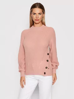 Swetry damskie - Pepe Jeans Sweter Orchid PL701792 Różowy Regular Fit - grafika 1