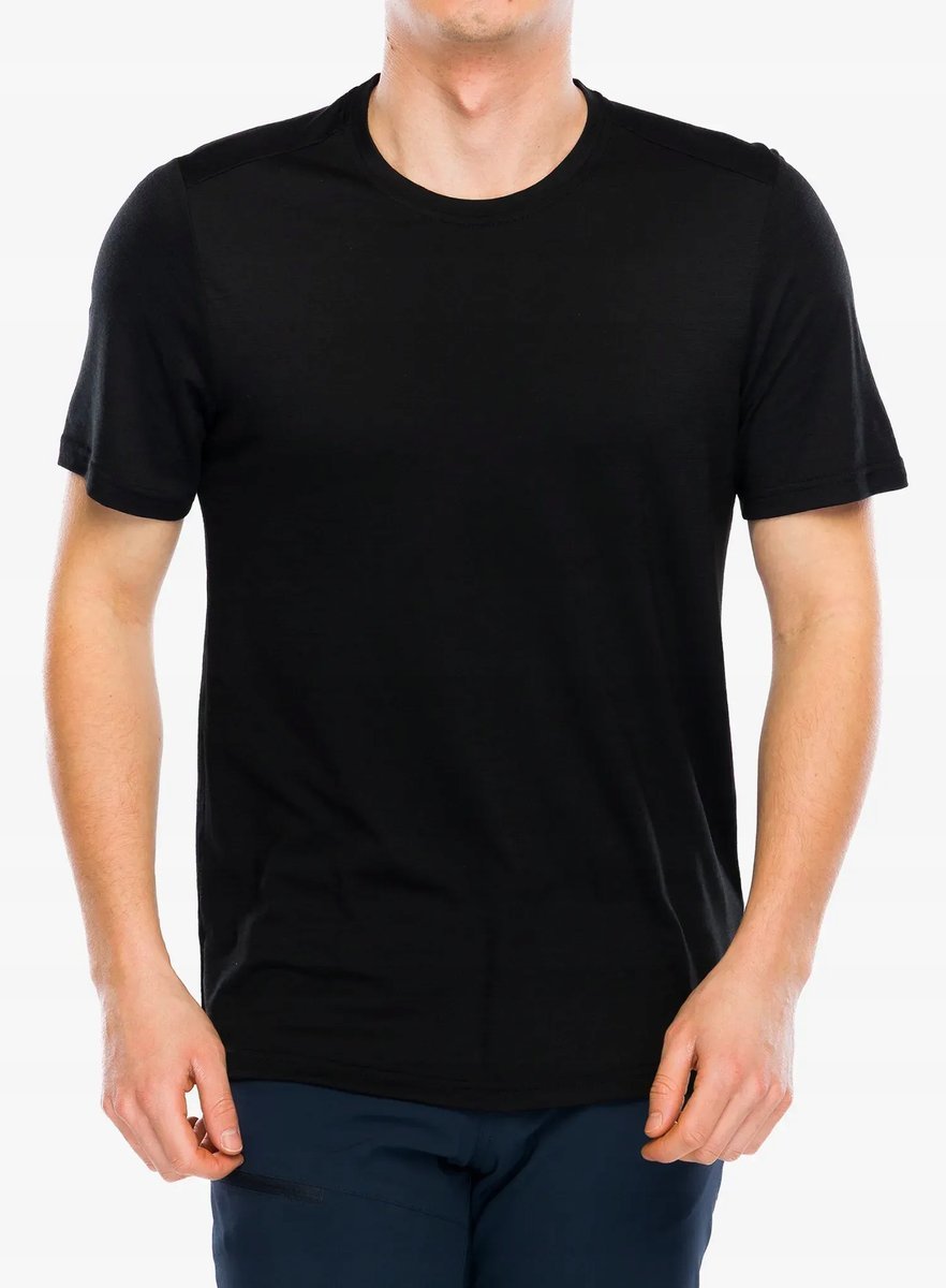 Koszulka męska Smartwool Active Short Sleeve - czarna