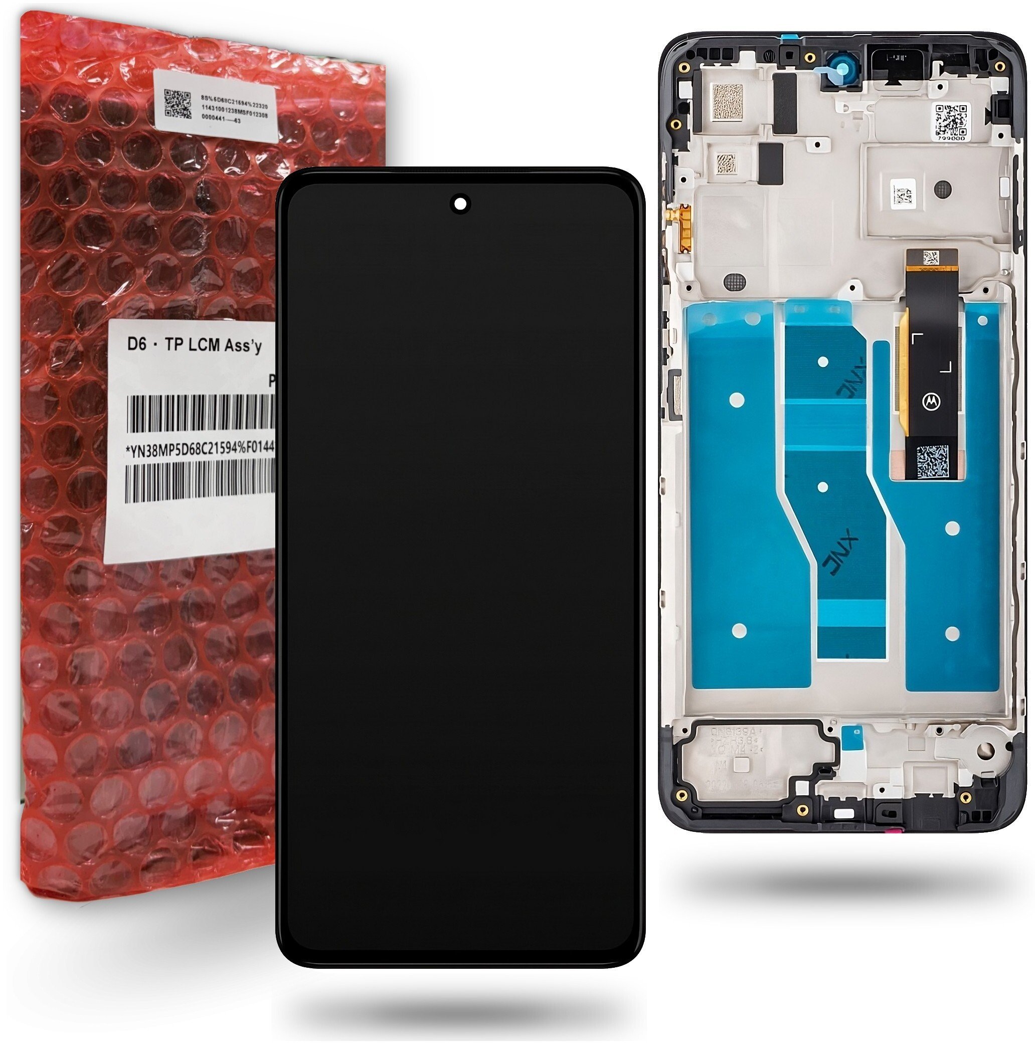 Wyświetlacz do Motorola Moto G52 Service Pack LCD XT2221-1 Ekran Oryginał