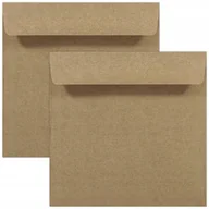 Koperty - Koperty ozdobne K4 17cm EKO Kraft brązowe - 2szt - miniaturka - grafika 1