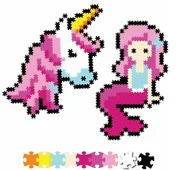 Puzzle - QElements Puzzle 700 Pixelki Jixelz Bajkowi przyjaciele - miniaturka - grafika 1