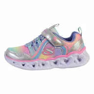 Buty dla dziewczynek - Buty do chodzenia, Skechers Heart Lights-Rainbow Lux 302308L-SMLT - miniaturka - grafika 1