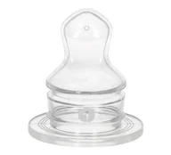 Smoczki do butelek - WEE BABY SMOCZEK SIILIKONOWY ORTODONTYCZNY DO BUTELEK 0M+ - miniaturka - grafika 1