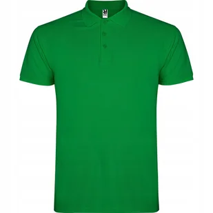 Koszulka POLO Męska Bawełna PIQUE Roly STAR 6638 ZIELONY Tropical M - Koszulki męskie Koszulka POLO Męska Bawełna PIQUE Roly STAR 6638 ZIELONY Tropical M - Koszulki męskie - miniaturka - grafika 1