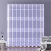 Firany - Firanka gotowa żakardowa Ezmira A099 300x225 cm biała - 300 cm 225 cm - miniaturka - grafika 1