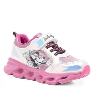 Buty dla dziewczynek - Sneakersy Mickey&Friends CP66-AW22-035DSTC-A Różowy - grafika 1