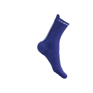 COMPRESSPORT Skarpetki do biegania trailowe ProRacing Socks V4 Trail dazzling blue/dress - Skarpetki sportowe męskie - miniaturka - grafika 4