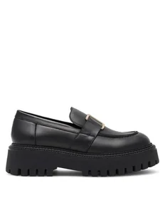 Badura Loafersy ALMEIRIM-8045 Czarny - Półbuty damskie - miniaturka - grafika 1