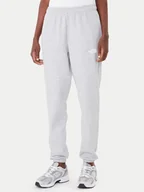 Spodnie sportowe damskie - The North Face Spodnie dresowe Simple Dome NF0A8C1Y Szary Regular Fit - miniaturka - grafika 1