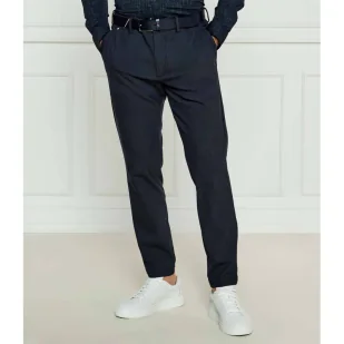BOSS BLACK Spodnie chino H-Kaiton Slim Fit - Spodnie męskie - miniaturka - grafika 1