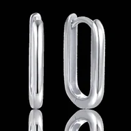 Kolczyki - MINET Srebrne kolczyki we włoskim stylu - miniaturka - grafika 1