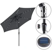 Parasole ogrodowe - Parasol solarny LED Florida antracyt Ø300cm - miniaturka - grafika 1