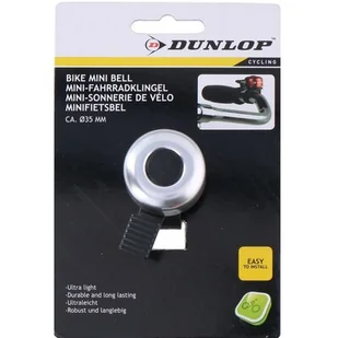 Dzwonek rowerowy DUNLOP Gruszka 417165 Srebrny - Dzwonki do roweru - miniaturka - grafika 1