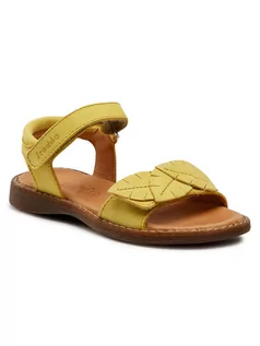 Buty dla dziewczynek - Froddo Sandały G3150180 M Żółty - grafika 1
