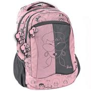 Plecaki szkolne i tornistry - Paso Plecak szkolny Barbie różowo-szary - miniaturka - grafika 1