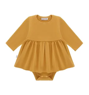 Ewa Collection, Body z sukienką dziewczęce, rozmiar 68 - Body dla niemowląt - miniaturka - grafika 1