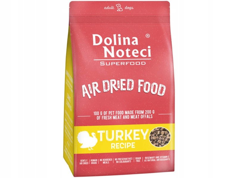 DOLINA NOTECI Superfood Danie z indyka- karma suszona dla psa 5kg