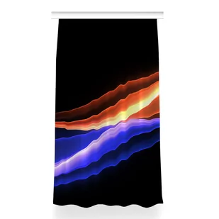 Gotowa zasłona na kółka Promienie dekor 150x260 cm, Fabricsy - Zasłony - miniaturka - grafika 1