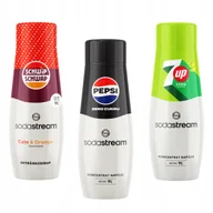 Syropy i koncentraty owocowe - Zestaw 3 koncentratów Sodastream Schwip Schwap Cola + PepsMax + 7up Free - miniaturka - grafika 1