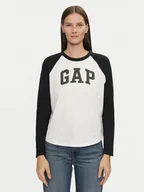 Bluzki damskie - Gap Bluzka 534389-03 Czarny Relaxed Fit - miniaturka - grafika 1