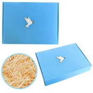 Zestawy upominkowe - Pudełko prezentowe na KOMUNIE 400x300x70 ozdobne Pierwsza Komunia Święta - miniaturka - grafika 1