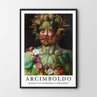 Obrazy i zdjęcia na płótnie - Plakat Arcimboldo WARZYWA owoce sztuka - miniaturka - grafika 1