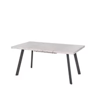 Stoły - Stół Rozkładany 160-220 x 90 x 76 Dallas Halmar Marmur, Czarny - miniaturka - grafika 1