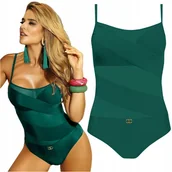 Stroje kąpielowe - Strój kąpielowy jednoczęściowy SELF 1000N Fashion 11 40B L 75B - miniaturka - grafika 1