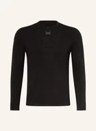 Koszulki sportowe damskie - X-Bionic Koszulka Funkcjonalna Mightywool Z Wełną Merynosową schwarz - miniaturka - grafika 1