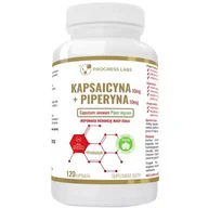 Spalacze tłuszczu - PROGRESS LABS PROGRESS LABS Kapsaicyna+Piperyna 120caps - miniaturka - grafika 1