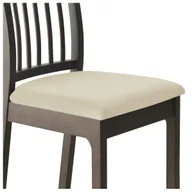 Pokrowce na meble - Pokrowiec na siedzisko krzesła welur KREMOWY/ BEŻOWY - miniaturka - grafika 1