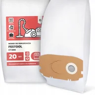 Worki do odkurzaczy - 20x Worek do Odkurzacza Festool Ct Mini Syntetyczny Flizelinowy Worki G9-W - miniaturka - grafika 1