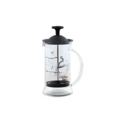 Zaparzacze i kawiarki - Hario Zaparzacz Cafe Press Slim S Transparent, 240 ml, czarny (CPSS-2TB) - miniaturka - grafika 1
