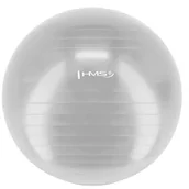 Piłki do ćwiczeń - HMS Piłka gimnastyczna YB01 65 cm szara - 28414 - miniaturka - grafika 1