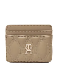 Tommy Hilfiger Etui na karty kredytowe AW0AW16591 Beżowy - Etui na dokumenty i karty - miniaturka - grafika 1