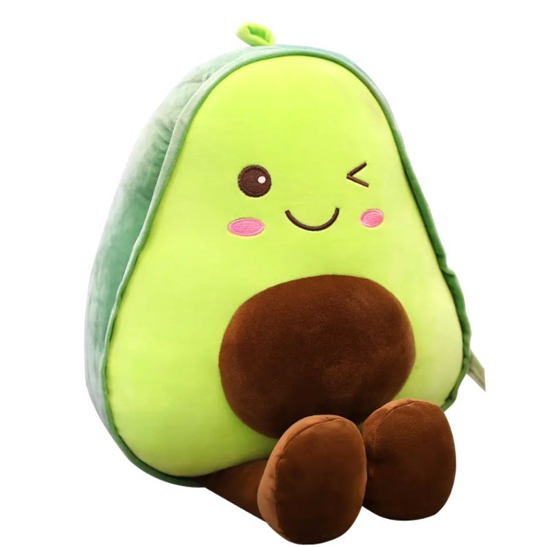 MASKOTKA PLUSZOWA AWOKADO PRZYTULANKA ZABAWKA 25cm