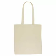 Torebki damskie - eBuyGB eBuyGB torba na ramię zakupowa, 100% bawełna, beżowa 1205813 - miniaturka - grafika 1