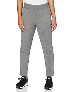 Under Armour damskie spodnie z rywalem polarowe Jet Grey Light Heather/Black XS 1329302-010-XS - Spodnie damskie - miniaturka - grafika 1