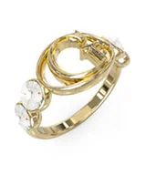 Pierścionki - Biżuteria GUESS JUBR03359JWYG. Pierścionek, Kolor złoty. Kobieta. - miniaturka - grafika 1